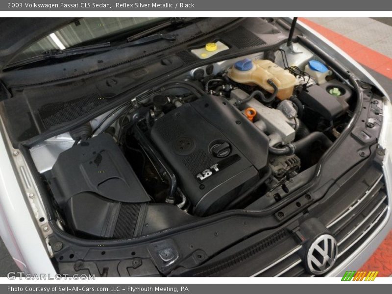 Reflex Silver Metallic / Black 2003 Volkswagen Passat GLS Sedan