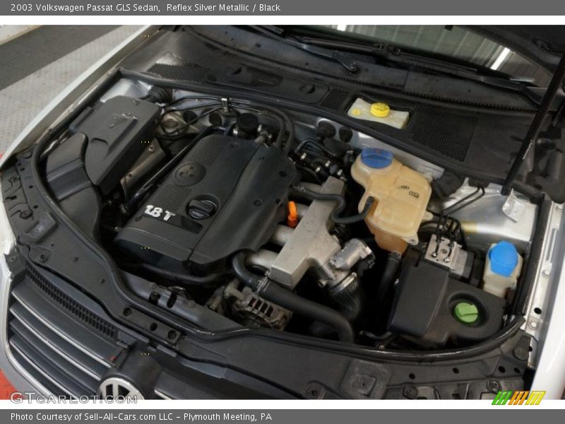 Reflex Silver Metallic / Black 2003 Volkswagen Passat GLS Sedan