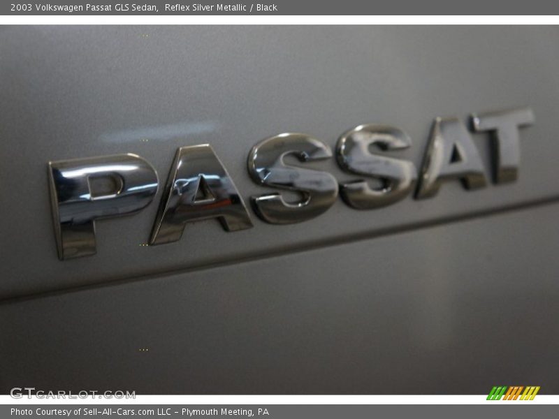 Reflex Silver Metallic / Black 2003 Volkswagen Passat GLS Sedan