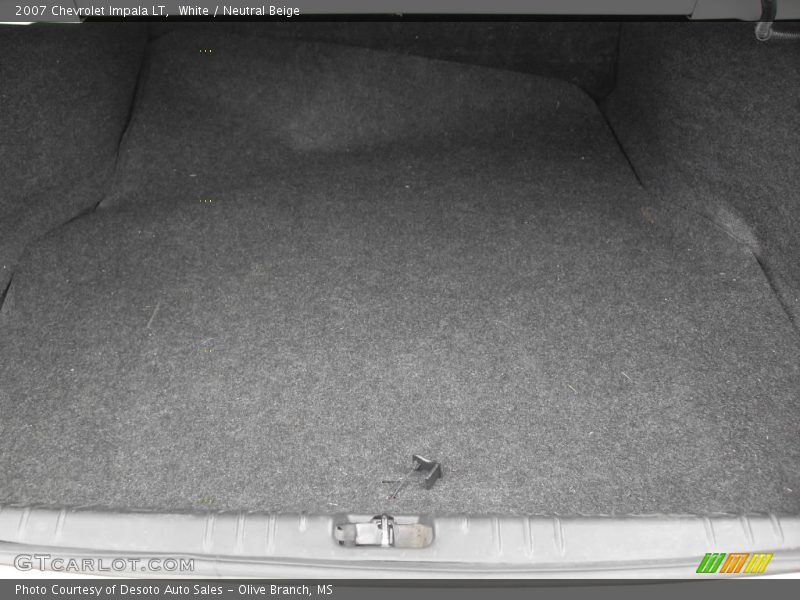 White / Neutral Beige 2007 Chevrolet Impala LT