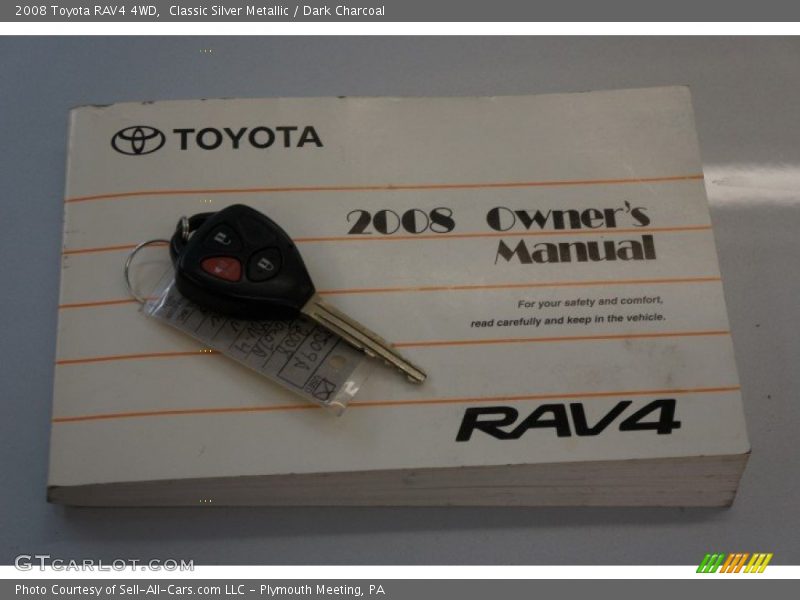 Classic Silver Metallic / Dark Charcoal 2008 Toyota RAV4 4WD