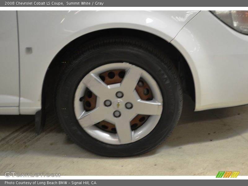 Summit White / Gray 2008 Chevrolet Cobalt LS Coupe
