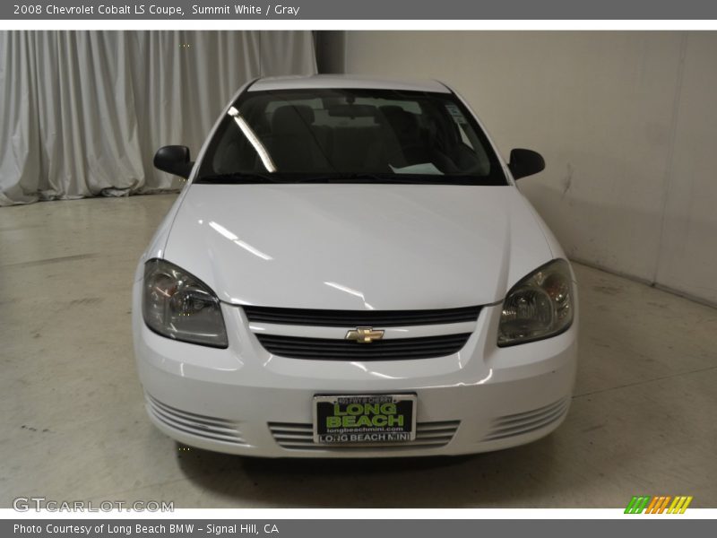 Summit White / Gray 2008 Chevrolet Cobalt LS Coupe