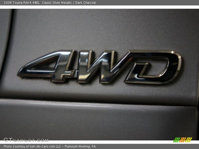 Classic Silver Metallic / Dark Charcoal 2008 Toyota RAV4 4WD