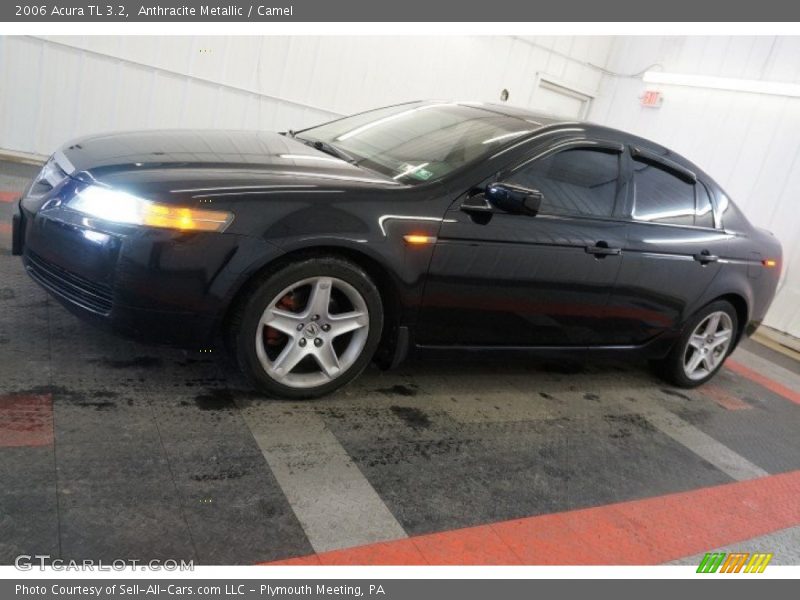 Anthracite Metallic / Camel 2006 Acura TL 3.2