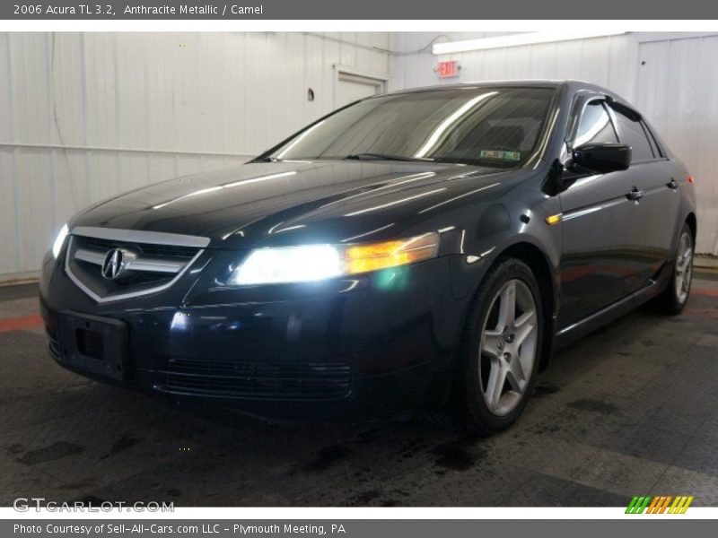 Anthracite Metallic / Camel 2006 Acura TL 3.2