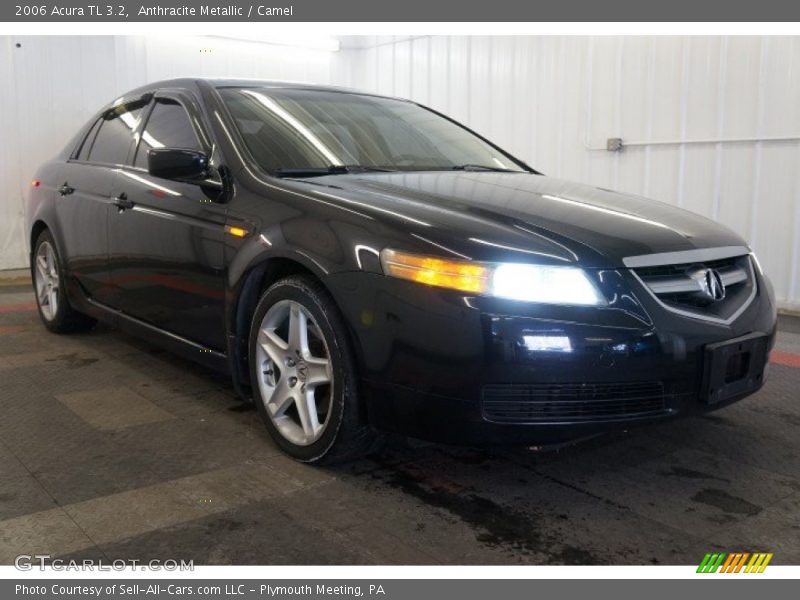 Anthracite Metallic / Camel 2006 Acura TL 3.2