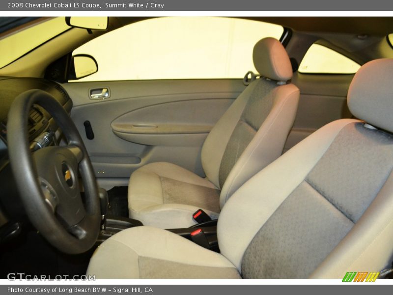 Summit White / Gray 2008 Chevrolet Cobalt LS Coupe