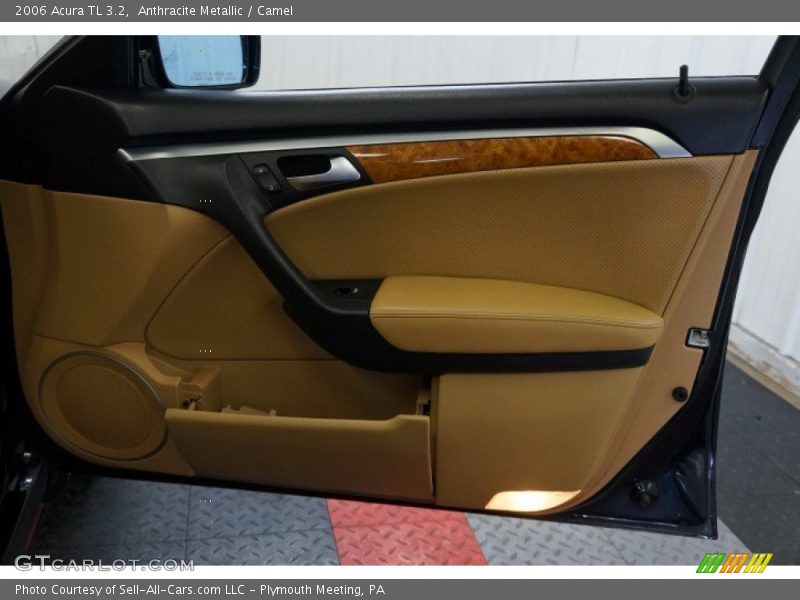 Anthracite Metallic / Camel 2006 Acura TL 3.2
