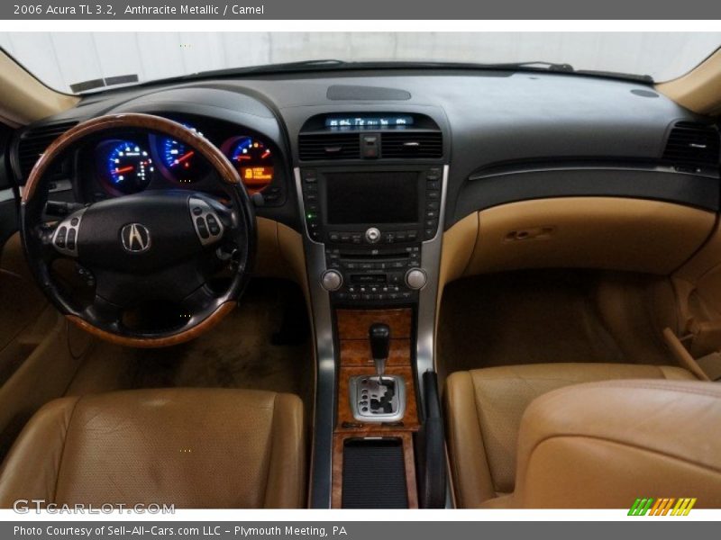 Anthracite Metallic / Camel 2006 Acura TL 3.2