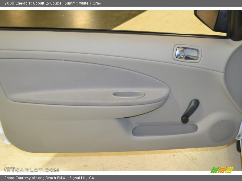 Summit White / Gray 2008 Chevrolet Cobalt LS Coupe