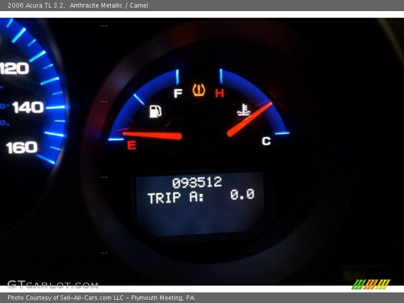 Anthracite Metallic / Camel 2006 Acura TL 3.2