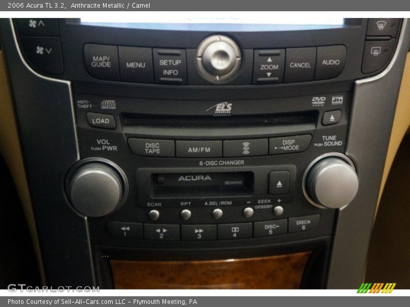 Anthracite Metallic / Camel 2006 Acura TL 3.2