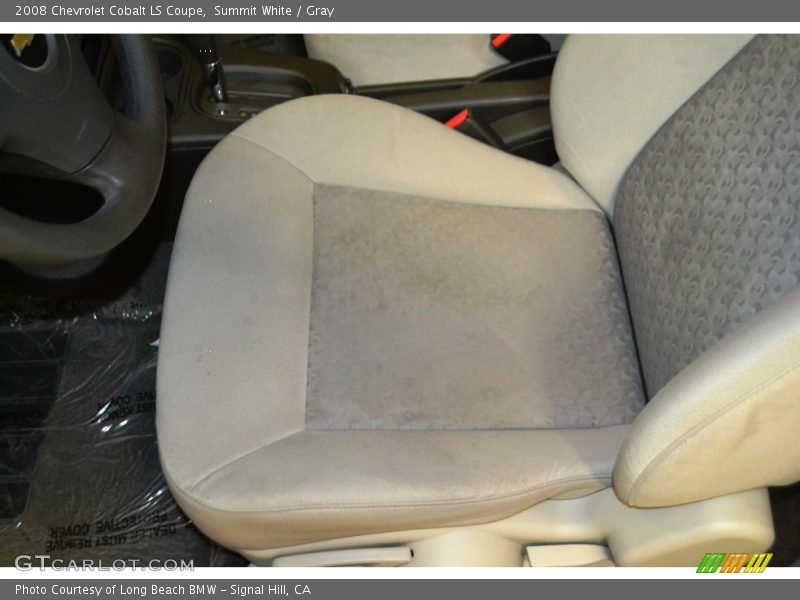 Summit White / Gray 2008 Chevrolet Cobalt LS Coupe