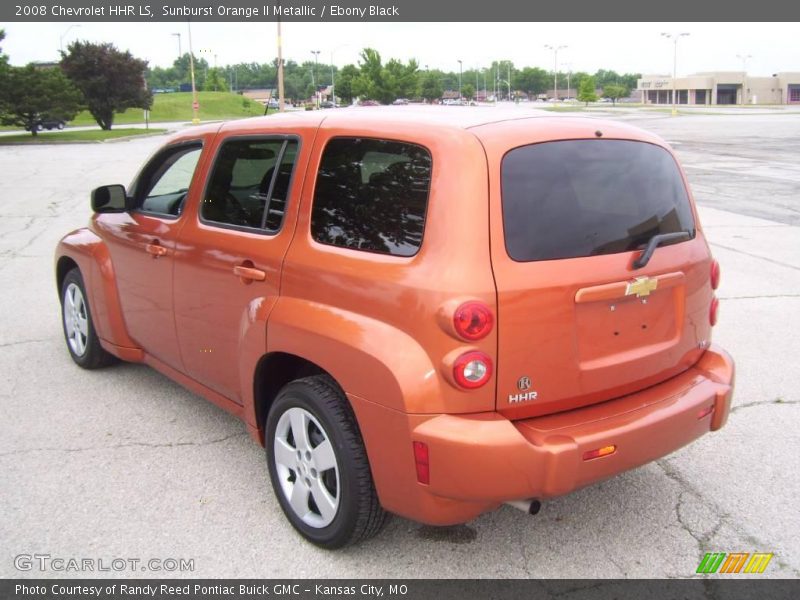 Sunburst Orange II Metallic / Ebony Black 2008 Chevrolet HHR LS