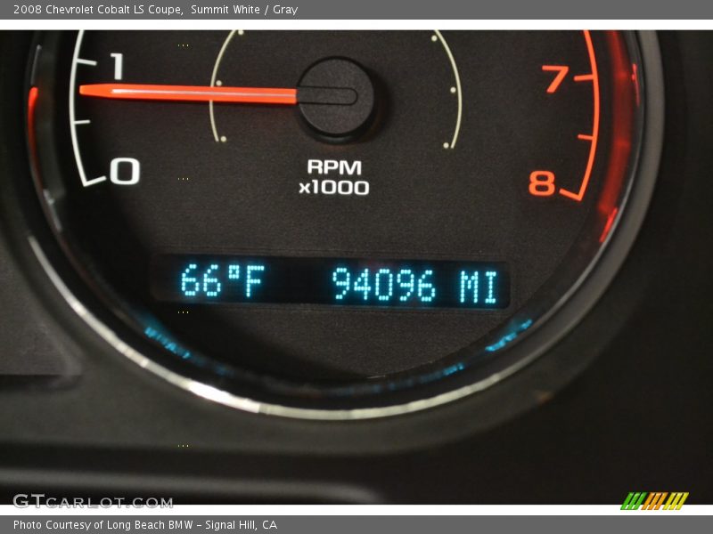 Summit White / Gray 2008 Chevrolet Cobalt LS Coupe