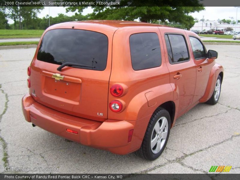 Sunburst Orange II Metallic / Ebony Black 2008 Chevrolet HHR LS