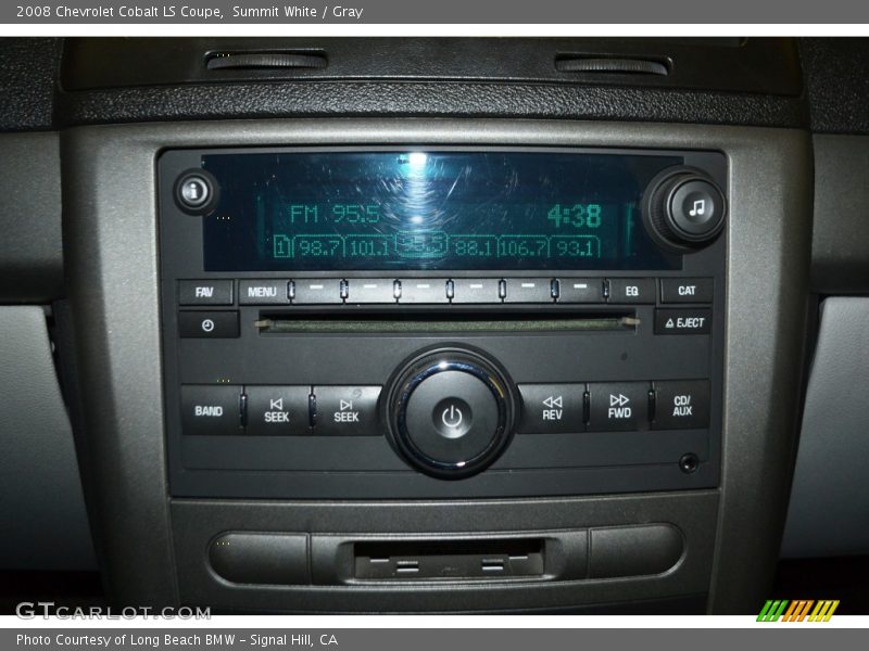 Summit White / Gray 2008 Chevrolet Cobalt LS Coupe