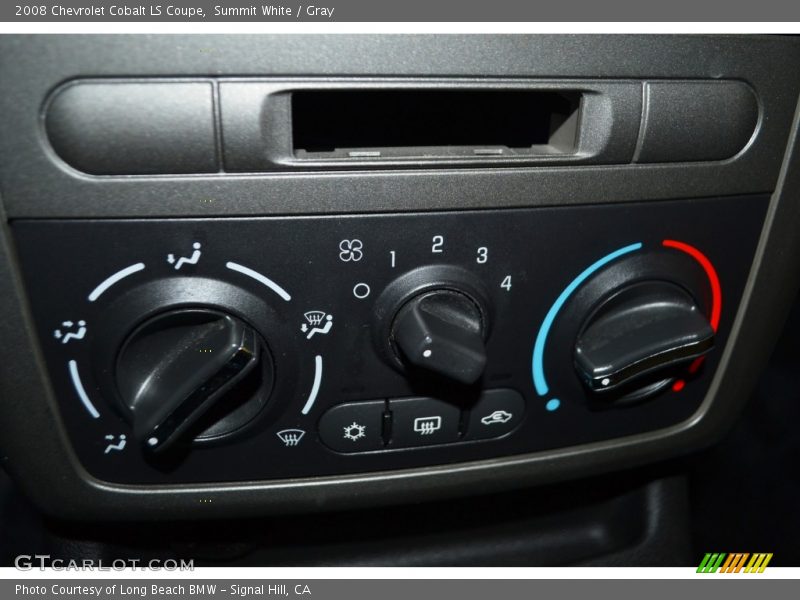 Summit White / Gray 2008 Chevrolet Cobalt LS Coupe