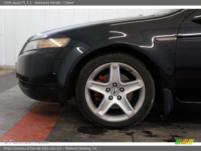 Anthracite Metallic / Camel 2006 Acura TL 3.2