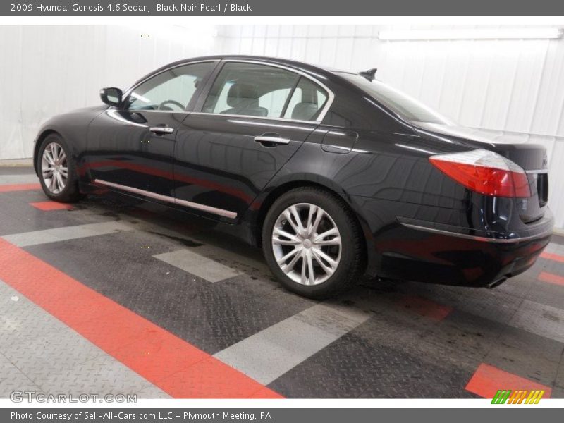 Black Noir Pearl / Black 2009 Hyundai Genesis 4.6 Sedan