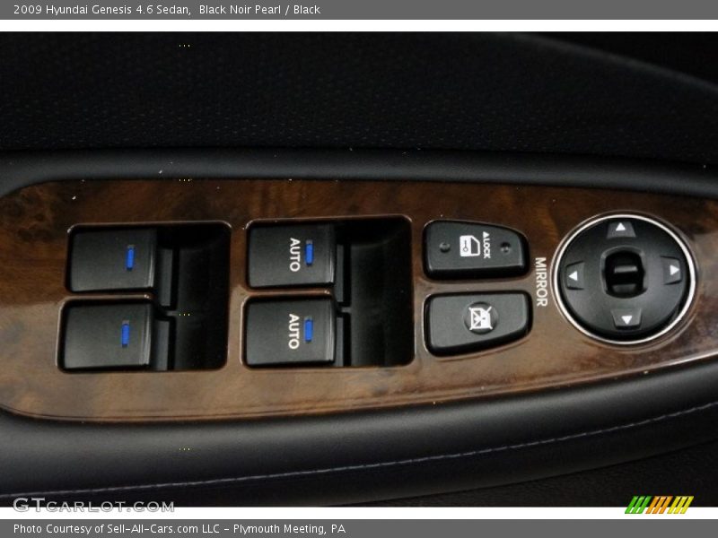Black Noir Pearl / Black 2009 Hyundai Genesis 4.6 Sedan