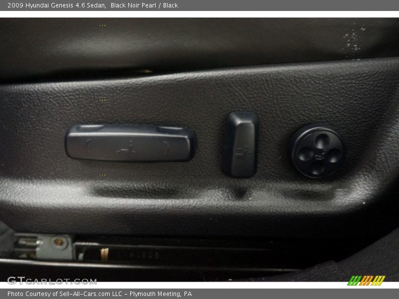 Black Noir Pearl / Black 2009 Hyundai Genesis 4.6 Sedan