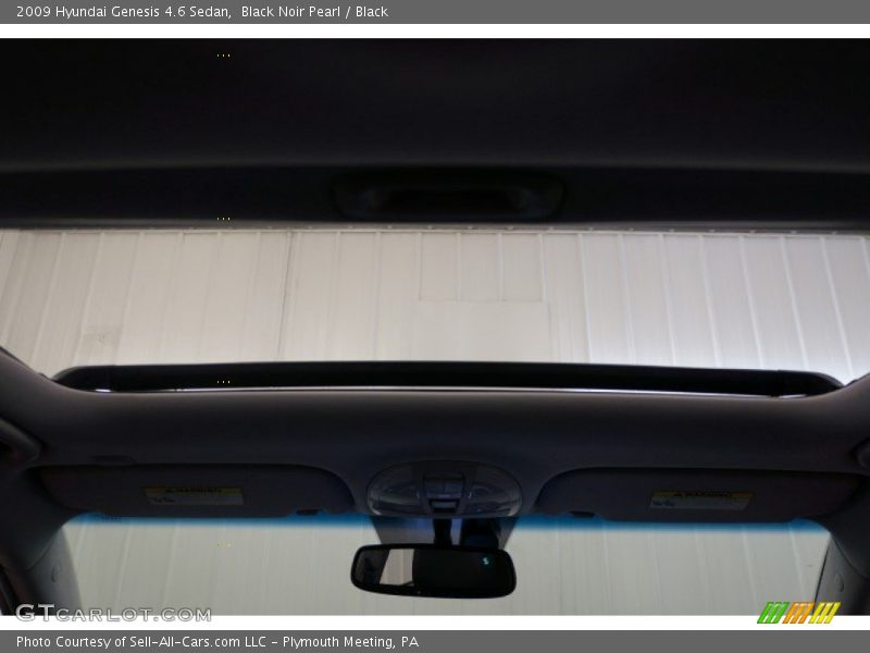 Black Noir Pearl / Black 2009 Hyundai Genesis 4.6 Sedan