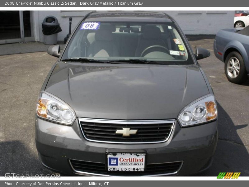 Dark Gray Metallic / Titanium Gray 2008 Chevrolet Malibu Classic LS Sedan