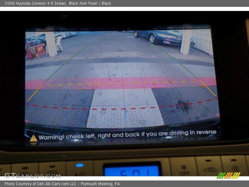 Black Noir Pearl / Black 2009 Hyundai Genesis 4.6 Sedan