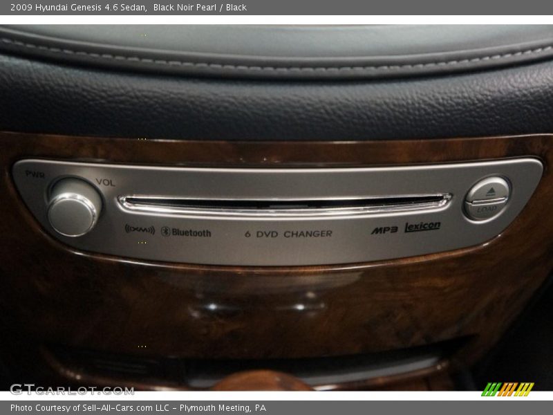 Black Noir Pearl / Black 2009 Hyundai Genesis 4.6 Sedan
