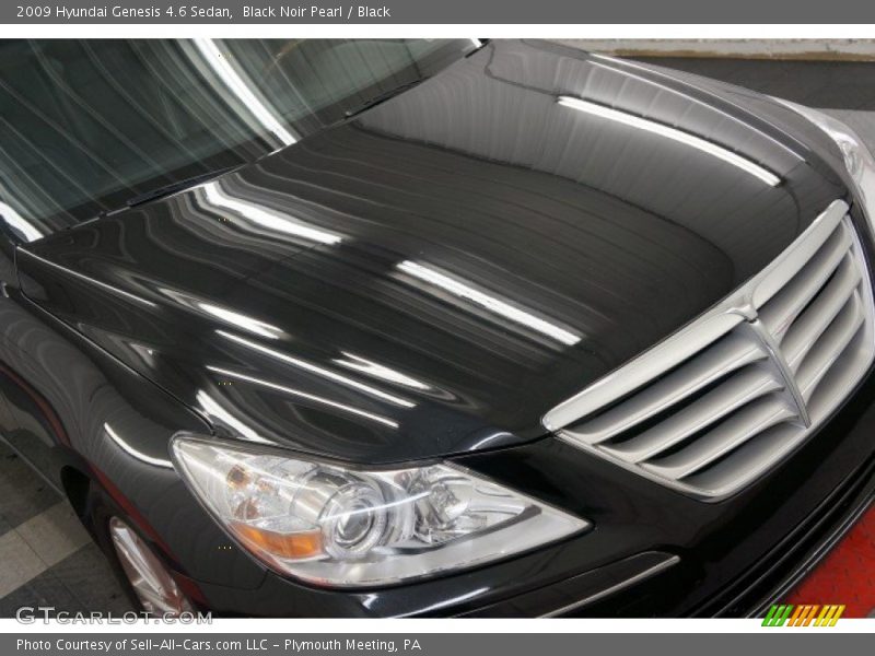 Black Noir Pearl / Black 2009 Hyundai Genesis 4.6 Sedan