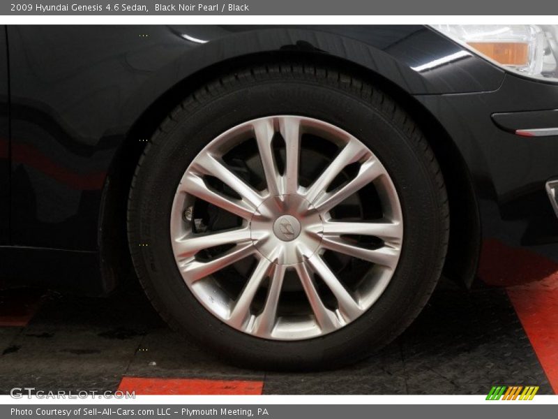 Black Noir Pearl / Black 2009 Hyundai Genesis 4.6 Sedan