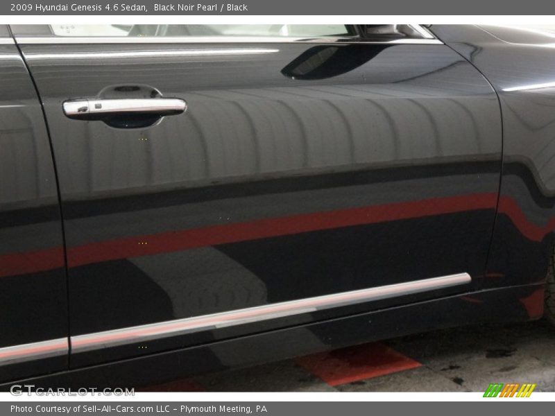 Black Noir Pearl / Black 2009 Hyundai Genesis 4.6 Sedan