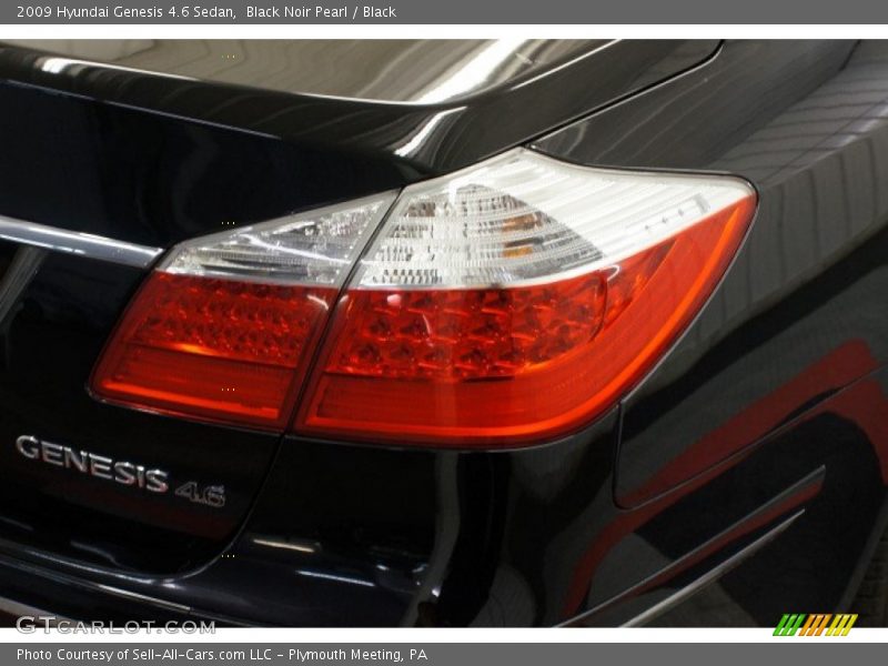 Black Noir Pearl / Black 2009 Hyundai Genesis 4.6 Sedan