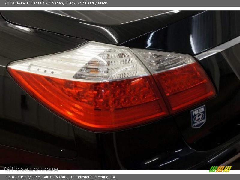 Black Noir Pearl / Black 2009 Hyundai Genesis 4.6 Sedan