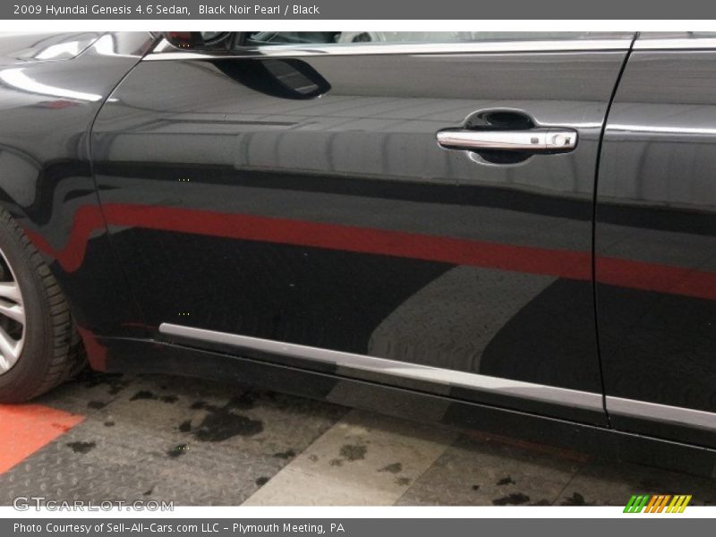 Black Noir Pearl / Black 2009 Hyundai Genesis 4.6 Sedan