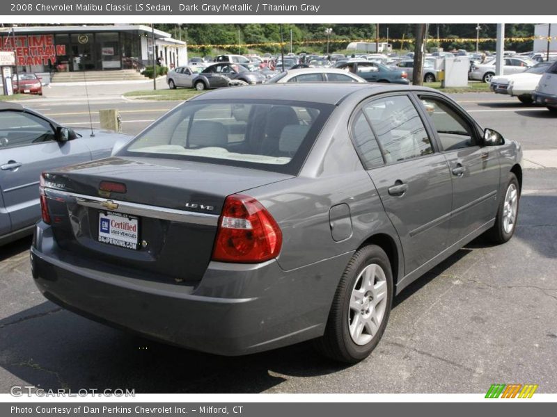 Dark Gray Metallic / Titanium Gray 2008 Chevrolet Malibu Classic LS Sedan