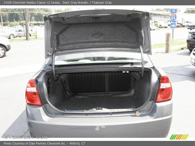 Dark Gray Metallic / Titanium Gray 2008 Chevrolet Malibu Classic LS Sedan