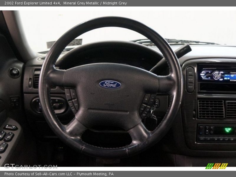 Mineral Grey Metallic / Midnight Grey 2002 Ford Explorer Limited 4x4