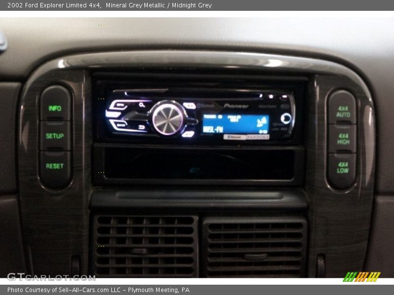 Mineral Grey Metallic / Midnight Grey 2002 Ford Explorer Limited 4x4