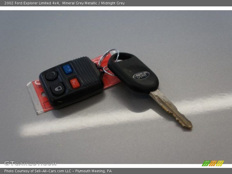 Mineral Grey Metallic / Midnight Grey 2002 Ford Explorer Limited 4x4