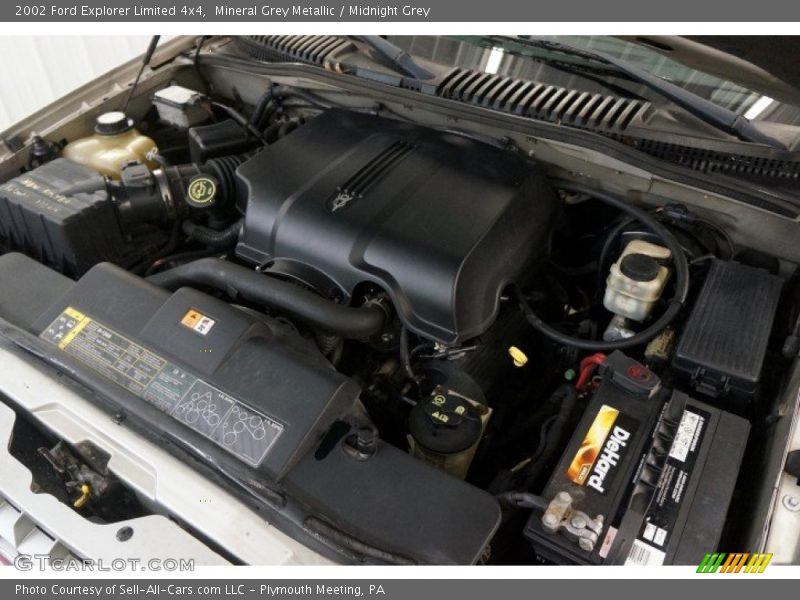 Mineral Grey Metallic / Midnight Grey 2002 Ford Explorer Limited 4x4