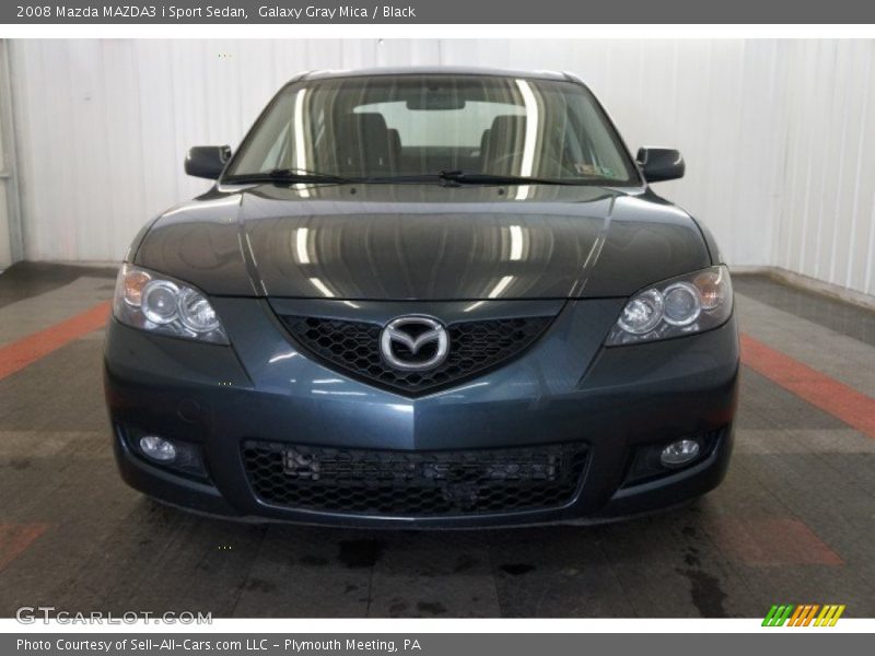 Galaxy Gray Mica / Black 2008 Mazda MAZDA3 i Sport Sedan