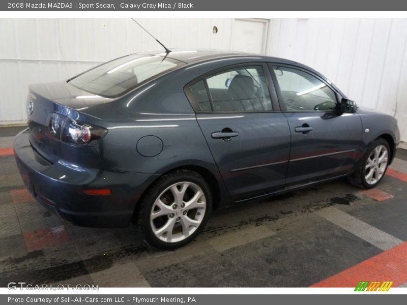 Galaxy Gray Mica / Black 2008 Mazda MAZDA3 i Sport Sedan