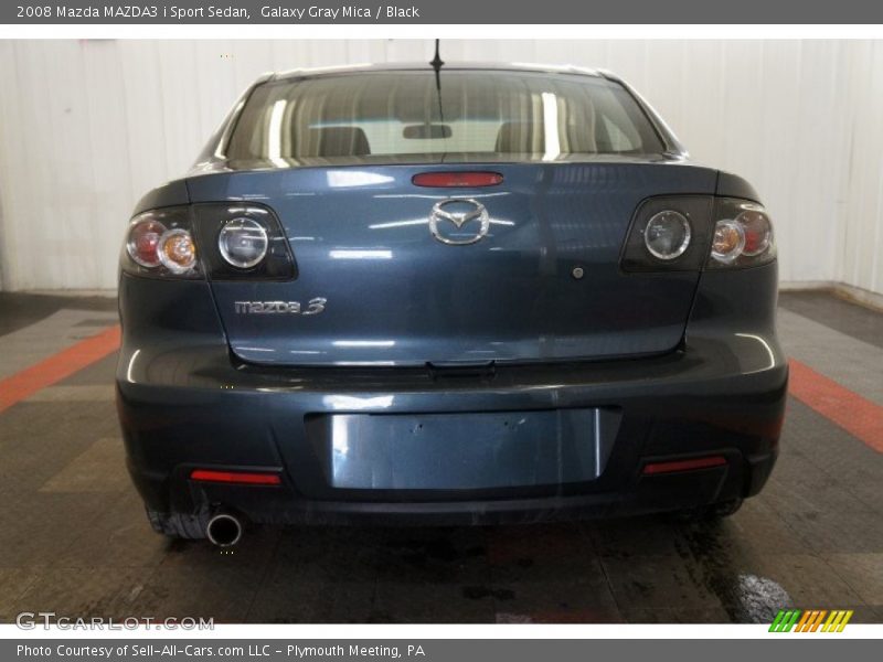 Galaxy Gray Mica / Black 2008 Mazda MAZDA3 i Sport Sedan