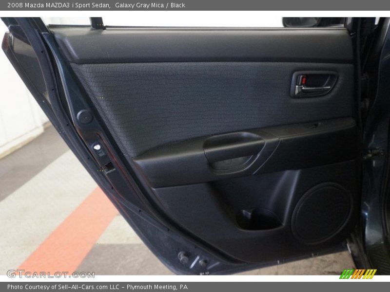 Galaxy Gray Mica / Black 2008 Mazda MAZDA3 i Sport Sedan