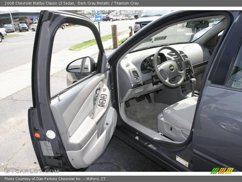 Dark Gray Metallic / Titanium Gray 2008 Chevrolet Malibu Classic LS Sedan
