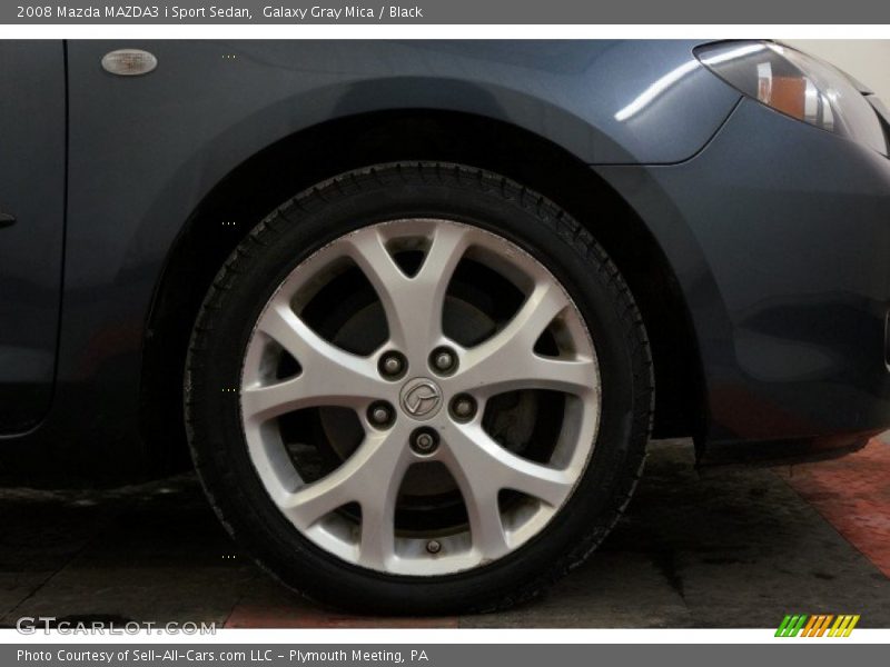 Galaxy Gray Mica / Black 2008 Mazda MAZDA3 i Sport Sedan