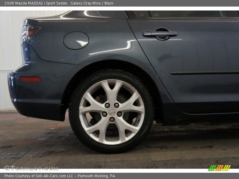 Galaxy Gray Mica / Black 2008 Mazda MAZDA3 i Sport Sedan